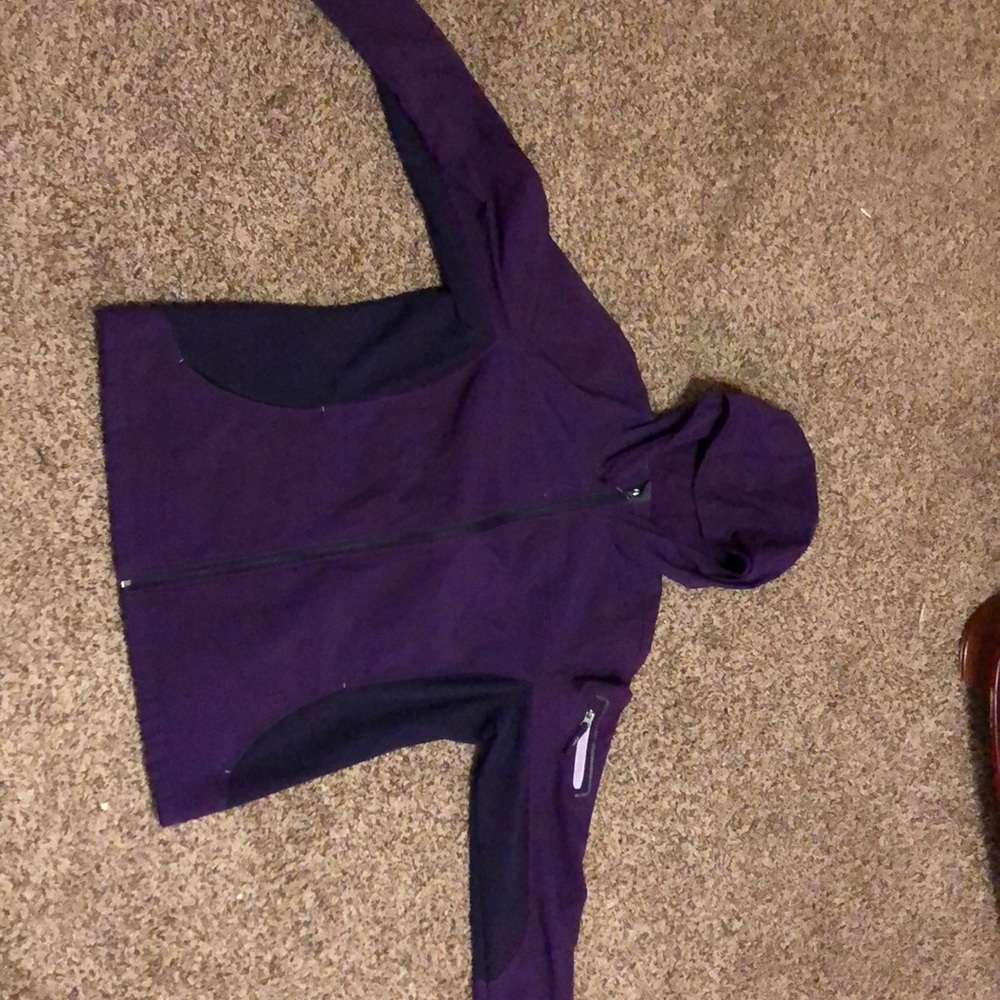 Purple Free Tech Rain Coat